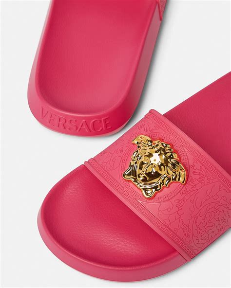 palazzo slides versace|Versace slides pink.